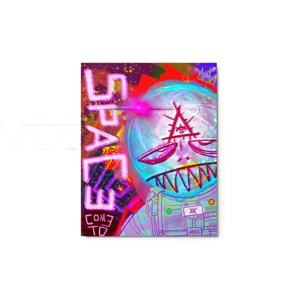 COME TO SPACE (Metal Print)