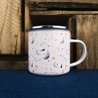 Image 1 of Lost in Space Enamel Mug by Sovende Bjorn