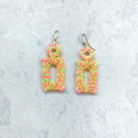 Image of Candy Rectangle Earrings