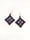 Image of Crystal Cluster Square Earrings