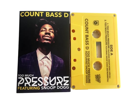 Image of Count Bass D - Too Much Pressure Ft. Snoop Dogg Cassingle