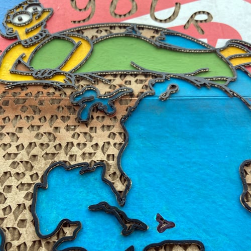 Image of “LOVE MOTHER” ♻️ NIKE BOXES