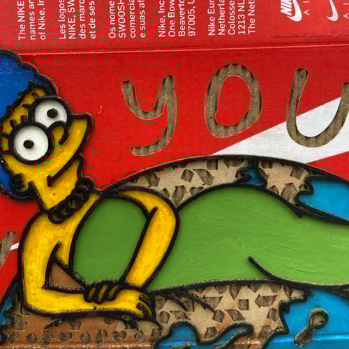 Image of “LOVE MOTHER” ♻️ NIKE BOXES