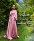 Coquette Marabou-cuffed "Beverly" Dressing Gown  Image 3