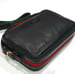 Image of Vtg Gucci Black Pebbled Leather Crossbody Bag