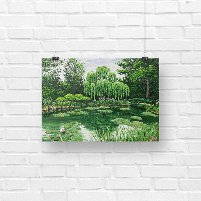 Monet's Garden Fine Art Print