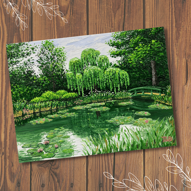 Monet's Garden Fine Art Print