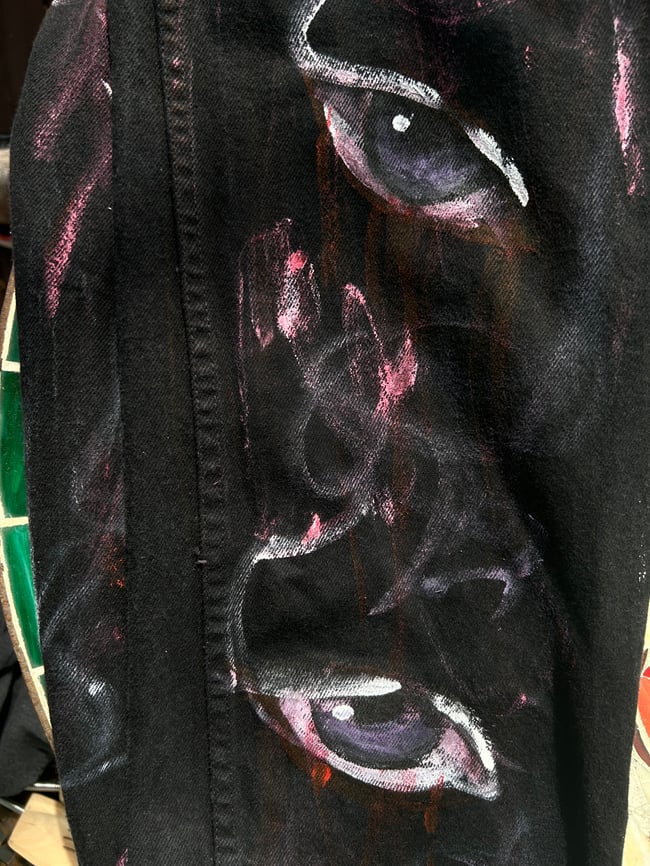 Custom Painted Jeans