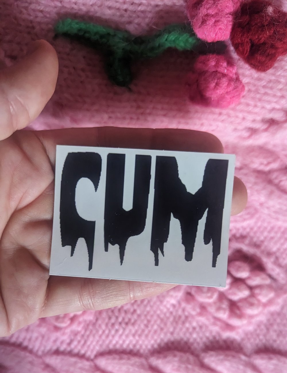Goo sticker
