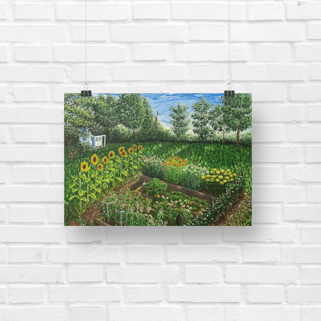 Sybil's Garden Fine Art Print