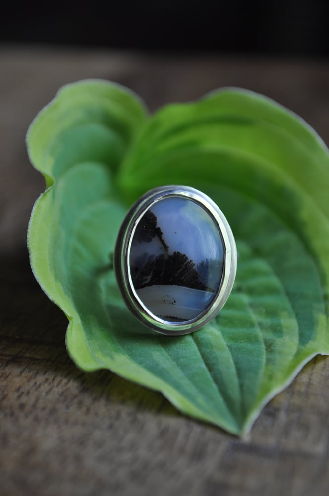 Image of One of a Kind Dendritic Agate Ring