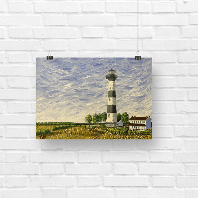 Bodie Island Beacon Fine Art Print