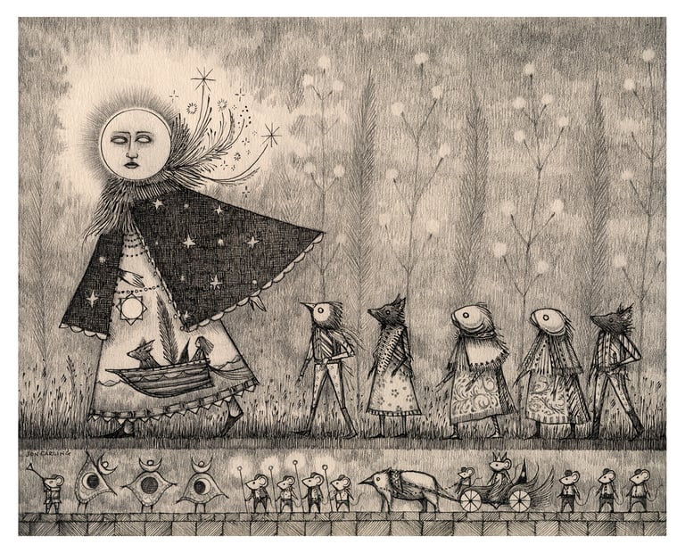 'Follow the Moon' and 'Follow the Sun' Print Pack Image 2