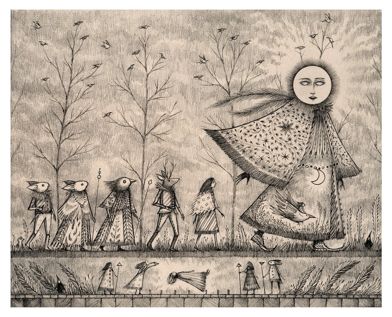 'Follow the Moon' and 'Follow the Sun' Print Pack Image 3