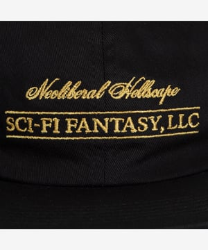 Image of SCI-FI FANTASY_NEOLIBERAL HELLSCAPES HAT :::BLACK:::