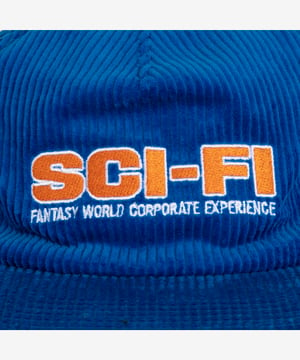 Image of SCI-FI FANTASY_CORPORATE EXPERIENCE CORD HAT :::BLUE:::