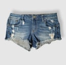 Image 1 of (3/6) RDQ jean shorts - distressed