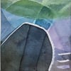 winter swimming I - card - pack of 4