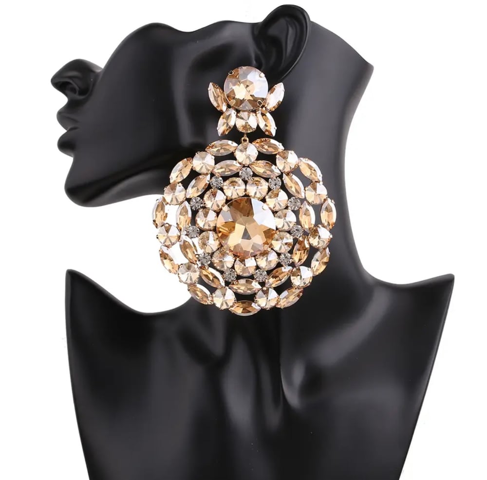 Image of Elena clip earrings 