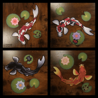 Image 3 of Koi + Frog - Poseable Magnets