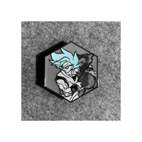 Image 1 of Glowing man Stained Glass