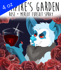 Image 2 of Vampire's Garden - 4 oz fursuit spray, rose + merlot scent