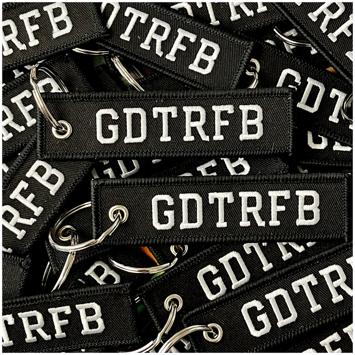 GDTRFB Embroidered Patch Key Chain!