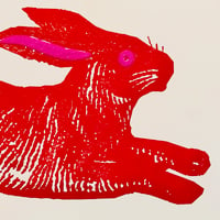 Large Red Rabbit 