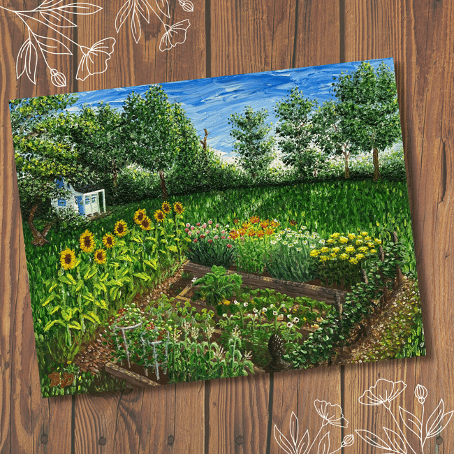 Sybil's Garden Fine Art Print