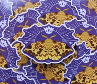 Image 2 of Imperial Moth Vinyl Sticker