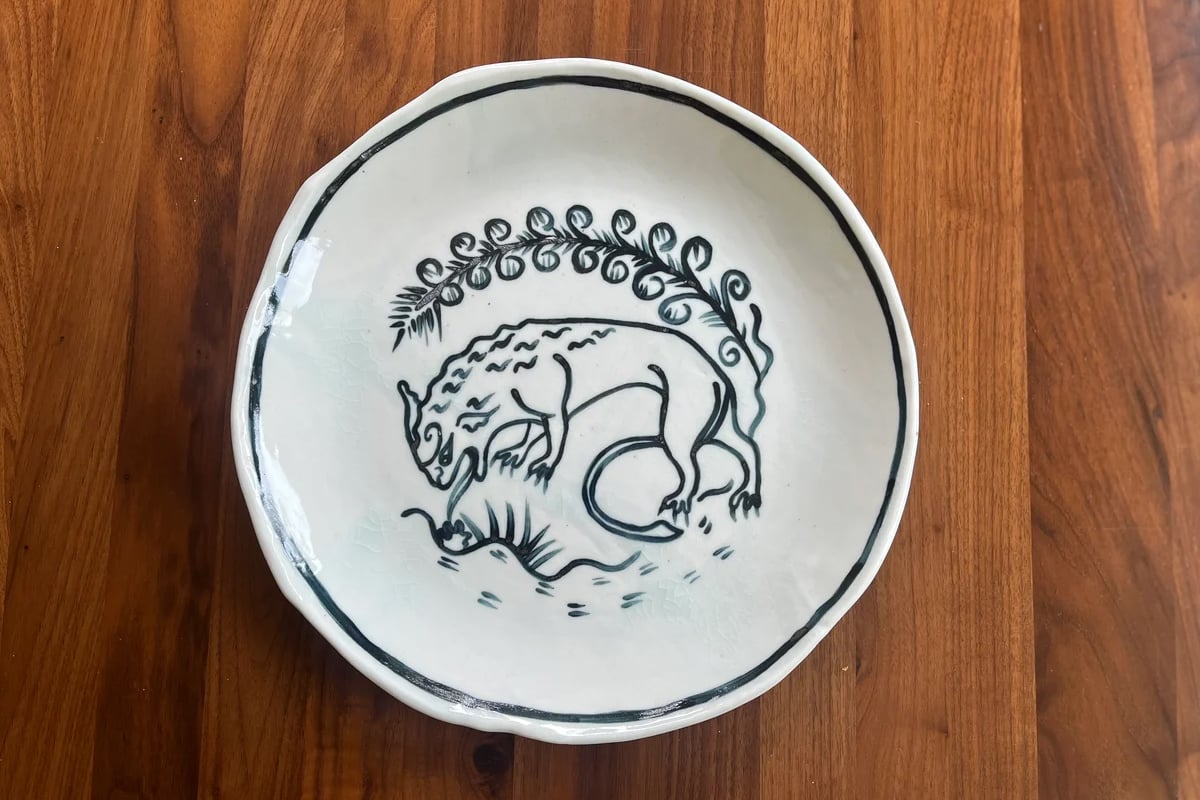 Image of Beast Porcelain Plate
