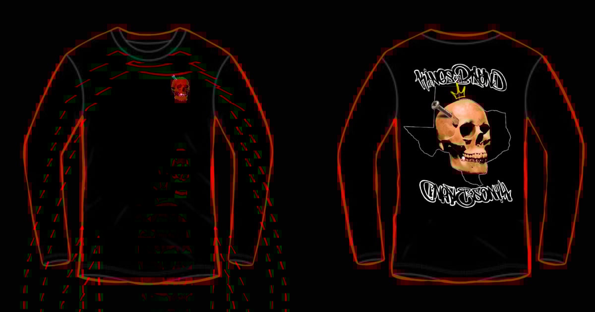 Image of RED SKULL LONG SLEEVE 