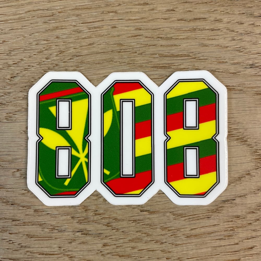 Image of 808 Kanaka 3" Vinyl Sticker 