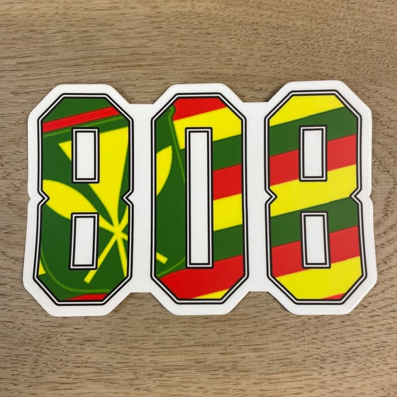 Image of 808 Kanaka 6'' Vinyl Sticker 