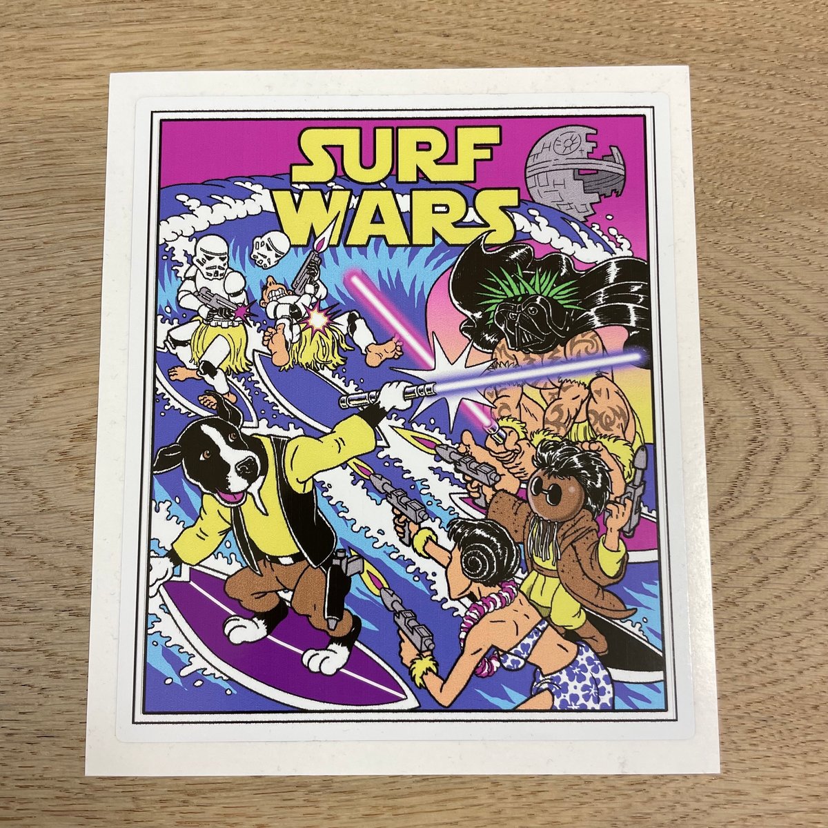 Bruno Strikes Back 6 Vinyl Sticker Pipe Dreams Surf Co