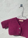 HAND KNITTED SWEATER "Grosella"