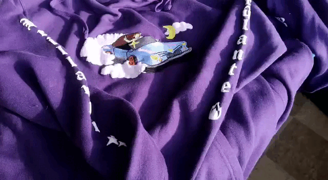 PURPLE HOODIES DE MON 💘