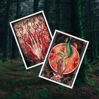 Image 1 of Witches Hand 2 Postcard Set