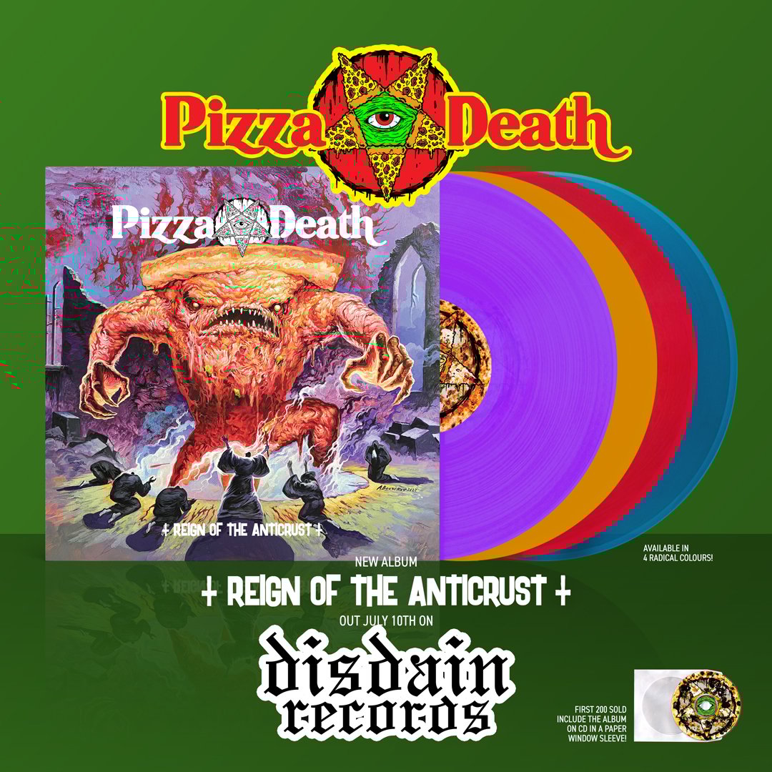 Image of Pizza Death - Reign Of The Anticrust Vinyl LP