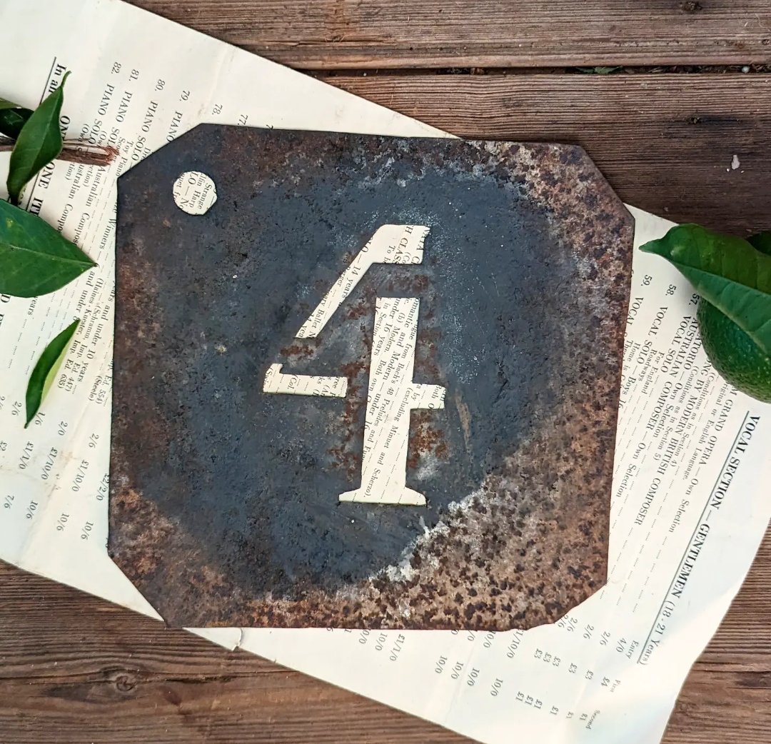 Image of Number Farm Stencils