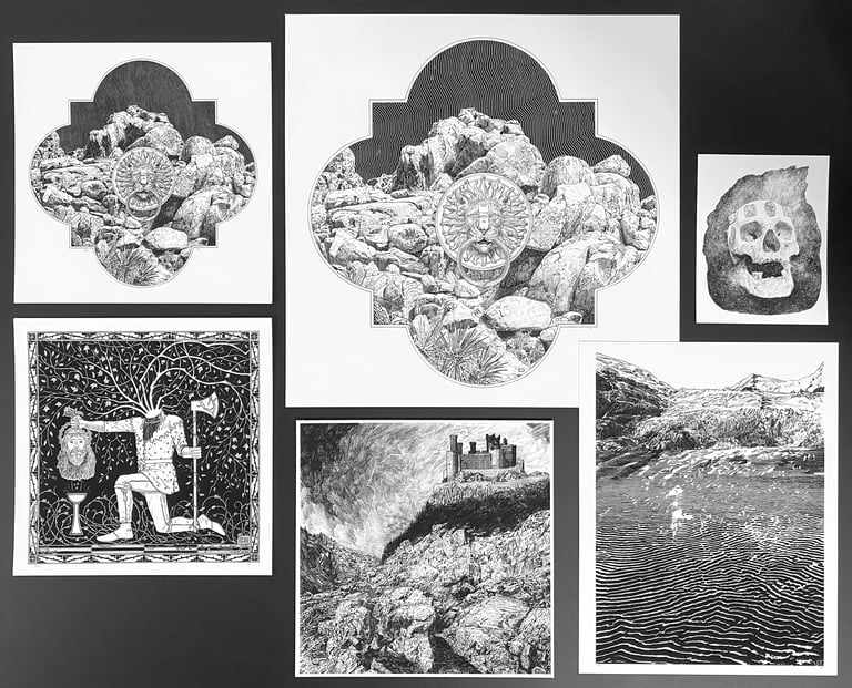 "Green Knight" - Print Image 2