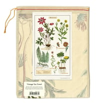 Image 3 of Cavallini & Co. Herbarium Vintage Style Cotton Tea Towel