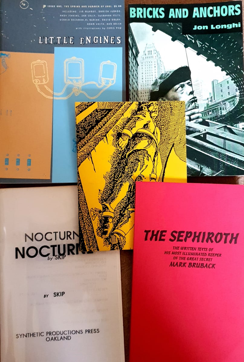 Inflammable Material — VARIOUS OBSCURE SMALL PRESS PUNK BOOKS: Little ...