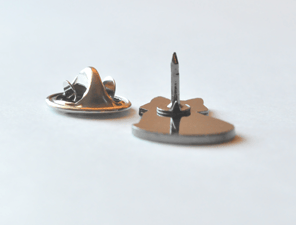 12 Pack Locking Pin Backs for Enamel Pins -  New Zealand
