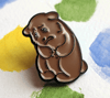 Sad Bear Pin