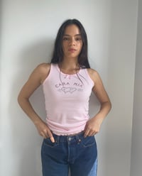 Image 4 of 🌸Cara Mia Morticia Tank top in Pink RESTOCK 🌸pre order 