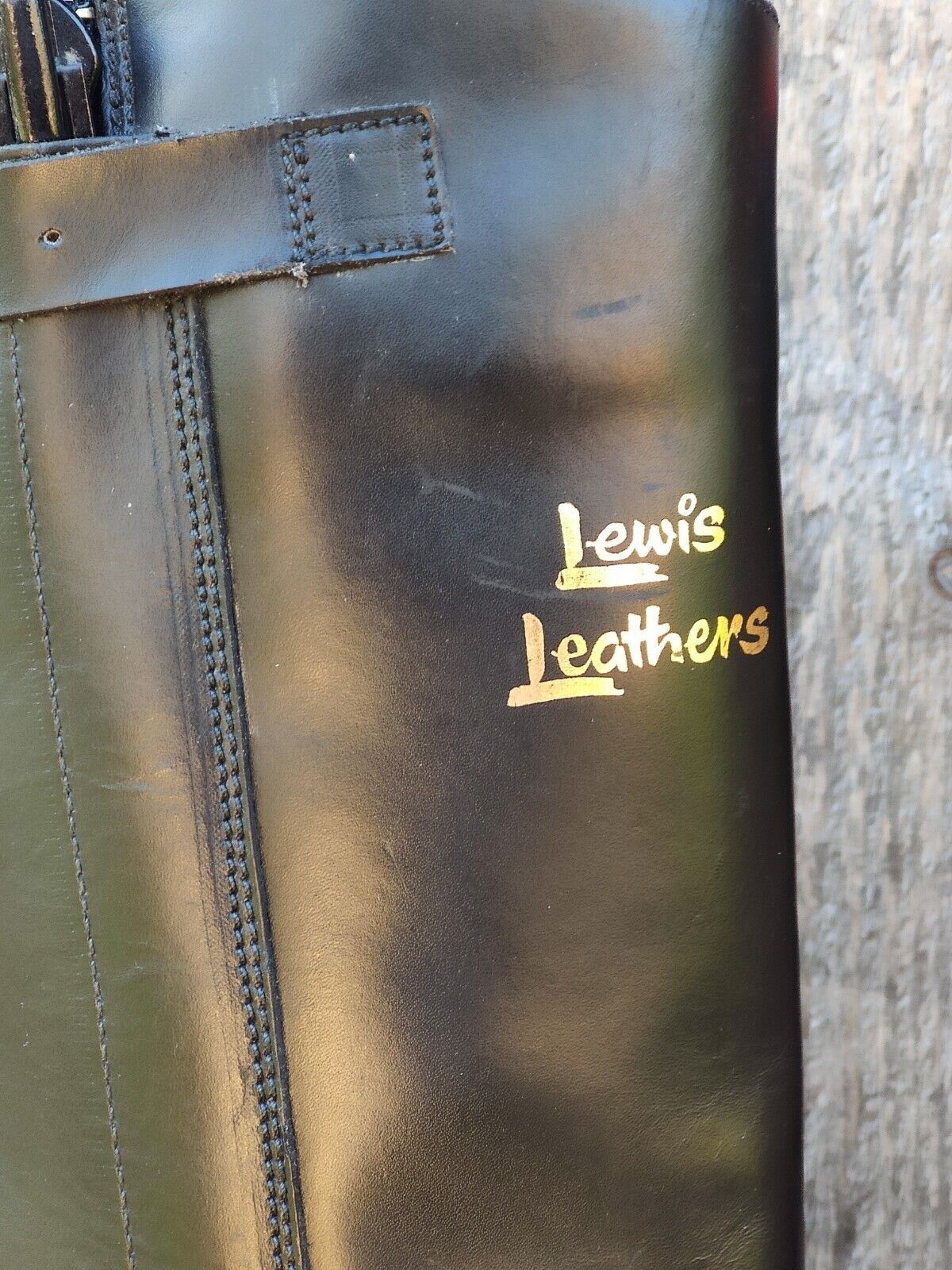 Image of Lewis Leathers Trackmaster Commando Motorcycle Boots 195/2 Size 9 [New Old Stock]