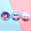 Cursed Love is Love Nagito, Sans and Kokichi badges
