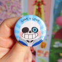 Cursed Love is Love Nagito, Sans and Kokichi badges