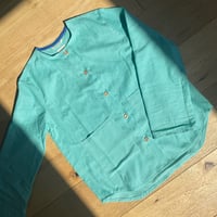 Image 1 of The Artist Shirt ~ Mint Stripe